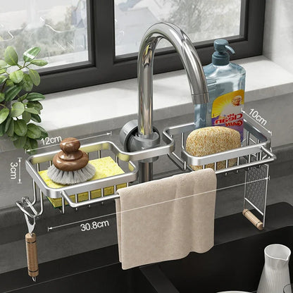 Aluminum Sink Organizer Rack