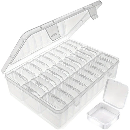 Transparent-bead Plastic Storage Box