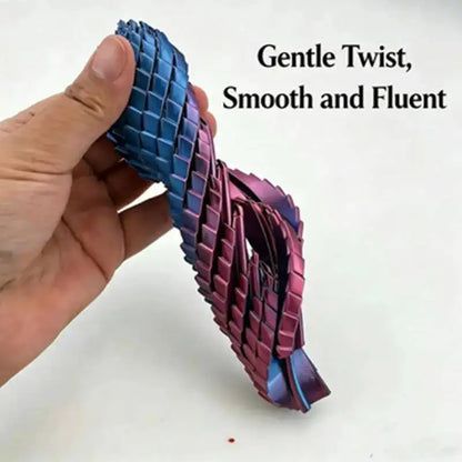 2 Sizes 3D Printed Rotating Spiral Dragon Egg Colorful Articulated Fidget Toy Anti Anxiety Stress Relief Sensory Toy