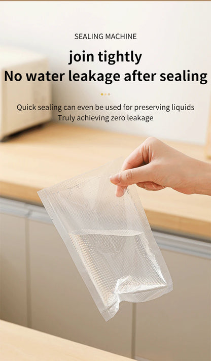 Mini Heat Sealer Plastic Bag Heat Sealing Machine Rechargable Plastic Storage Package Sealer Handheld Clip Bag Food Heat Sealer