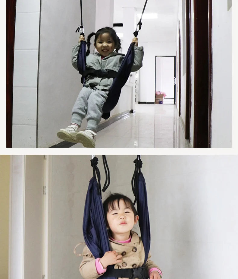 Kids Pod Swing Seat Comfortable Garden Hammock Chair Durable Portable Decor for Indoor Outdoor Use Parent-child Toys