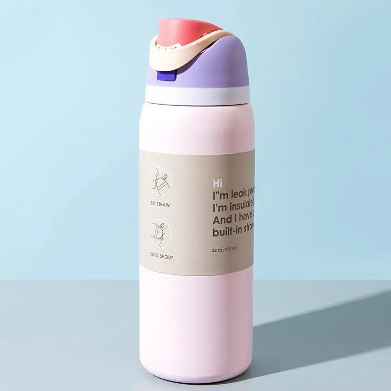 Vacuum Flasks & Thermoses Water Bottle Drinkware Thermo Tumbler Stainless Steel Thermal Mug Original Cold Hot Coffee