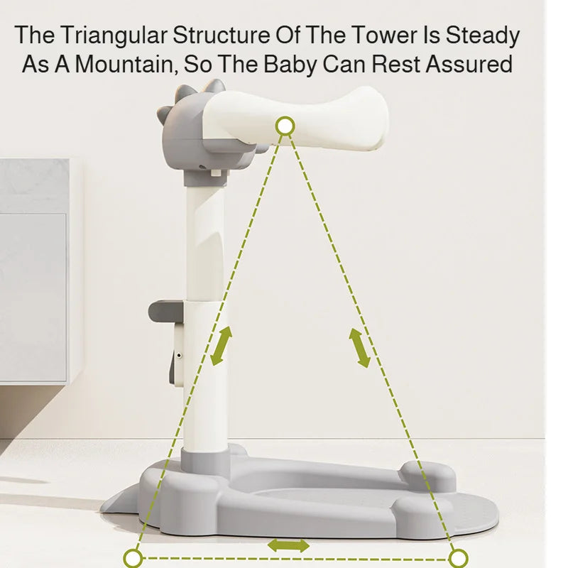 Baby Standing Shower Stand Adjustable Children's Bath Device Household Non-Slip Children's Bath Stand Baby Bath Stand Support