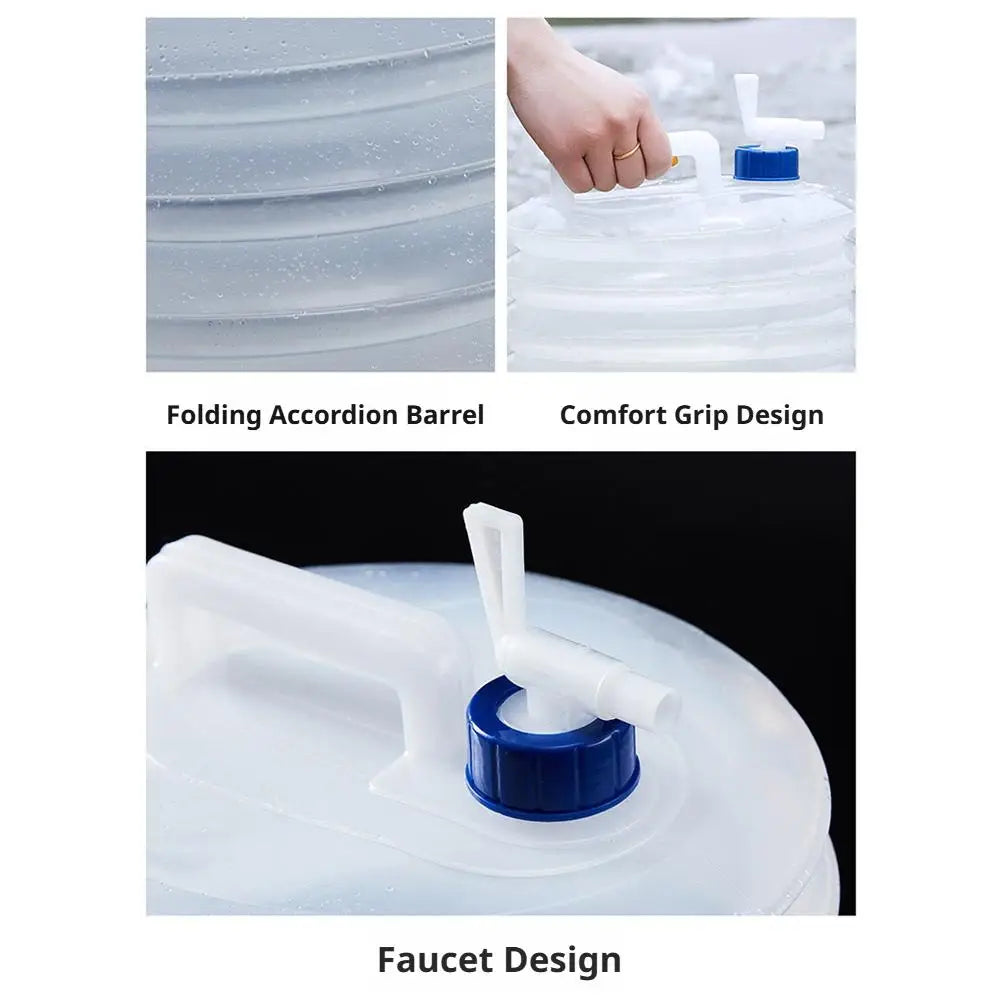 Foldable Water Tank With Camping Outdoor Travel