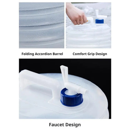 Foldable Water Tank With Camping Outdoor Travel