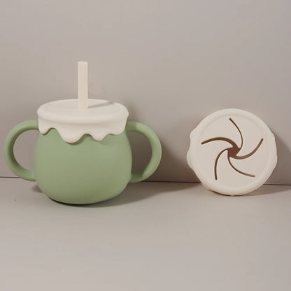 Baby Cup- 3 in 1 Silicone Snack Cup