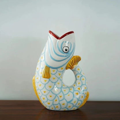 Abstract Fish Shape Vase