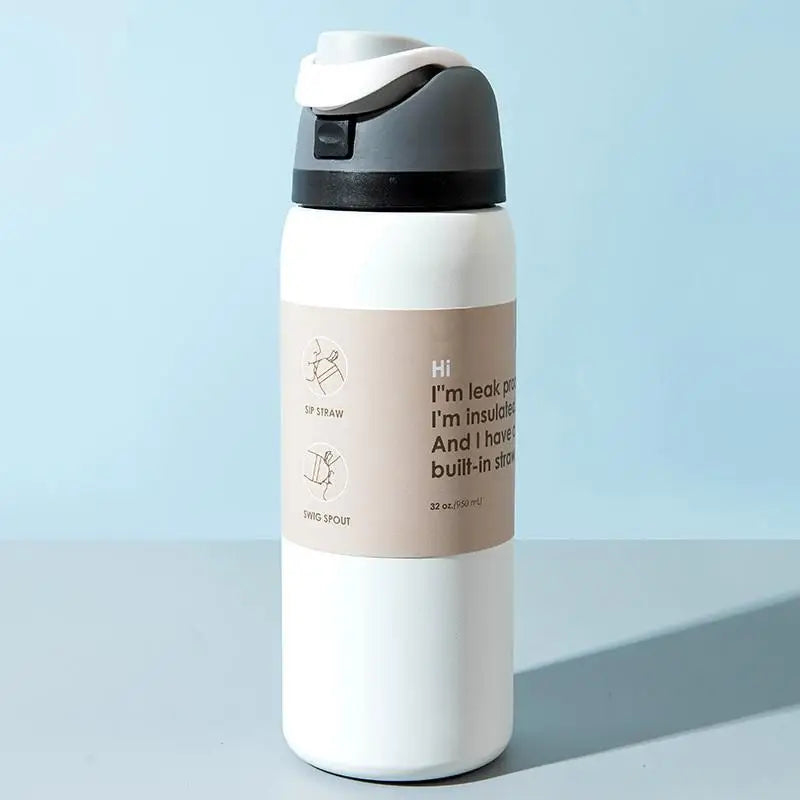 Vacuum Flasks & Thermoses Water Bottle Drinkware Thermo Tumbler Stainless Steel Thermal Mug Original Cold Hot Coffee