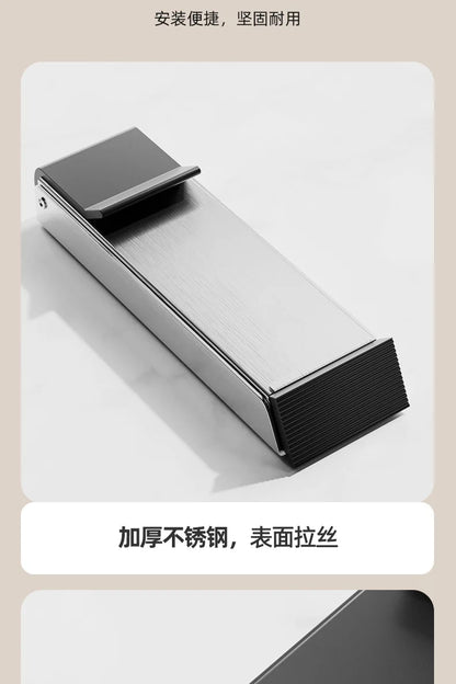 Black Door Block Door Stopper Door Entry Windproof Door Seam Stopper Anti-collision Safety Door Blockage Door Top Door Device