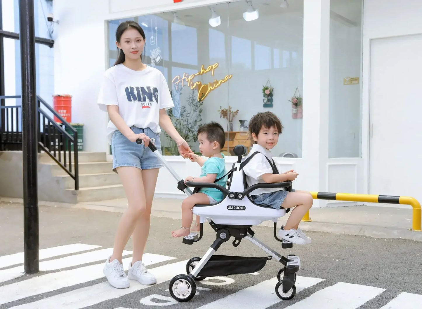 Twin Foldable Baby Stroller