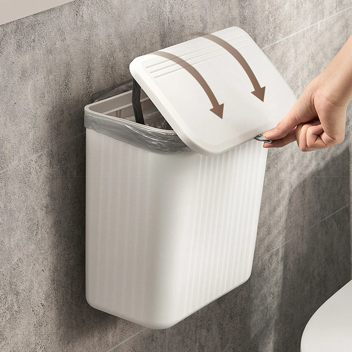 Multi-Use Hanging Trash Bin