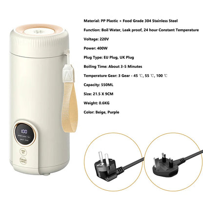 Heating Cup Leakproof Tea Coffee Keep Warmer Bottles