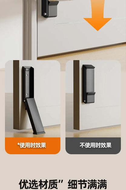 Black Door Block Door Stopper Door Entry Windproof Door Seam Stopper Anti-collision Safety Door Blockage Door Top Door Device