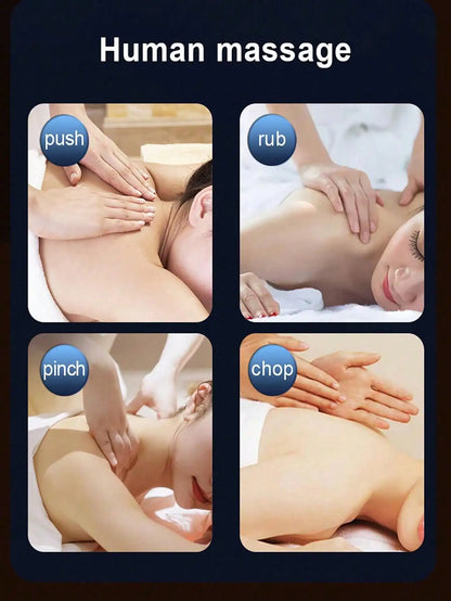 Cervical Massager Protable Mini Neck Shoulder Massager Deep Massage Neck Warm Pressing Neck Pressing Care