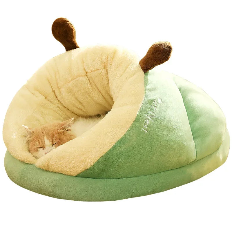 Soft Dog Bed Sofa Warm Plush Pet Kennel for Small Medium Dogs Cats Teddy Sleeping Nest Cozy Puppy Cave House Dog Accessories