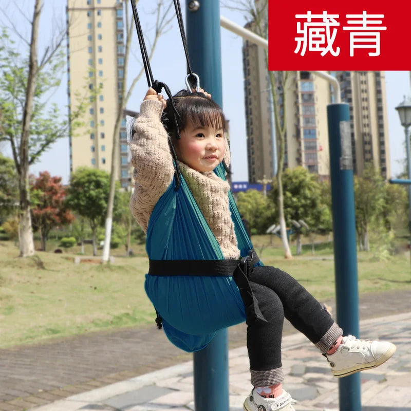Kids Pod Swing Seat Comfortable Garden Hammock Chair Durable Portable Decor for Indoor Outdoor Use Parent-child Toys