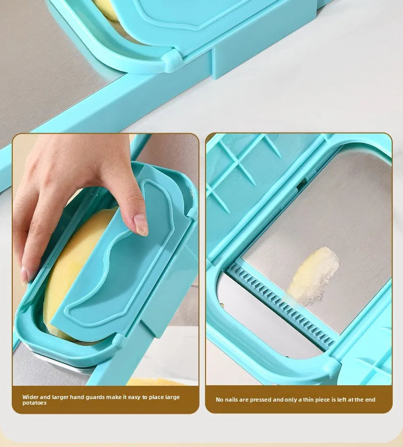 Multi-Functional Slicer, Kitchen Tool, Grater, Shredder, Potato Shredder, Double-Door Multi-Functional Slicer, Grater