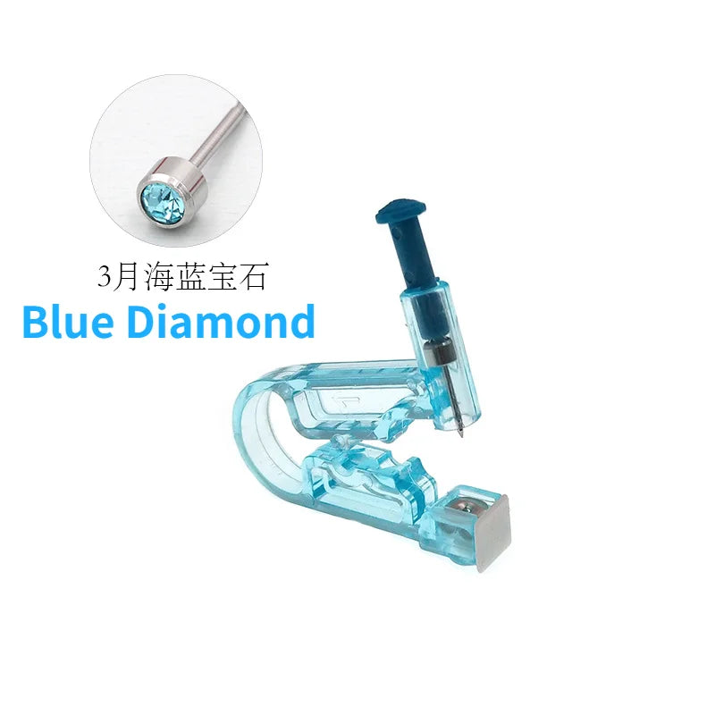 1/5Pcs Disposable Painless Ear Piercing Healthy Sterile Puncture Tool Without Inflammation for Earrings Ear Piercing Gun Set