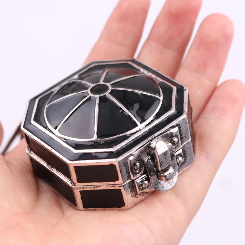 Jack Sparrow Box Compass Pendant Necklace Unisex Wanderlust Themed Cosplay Jewelry Choker for Men And Women