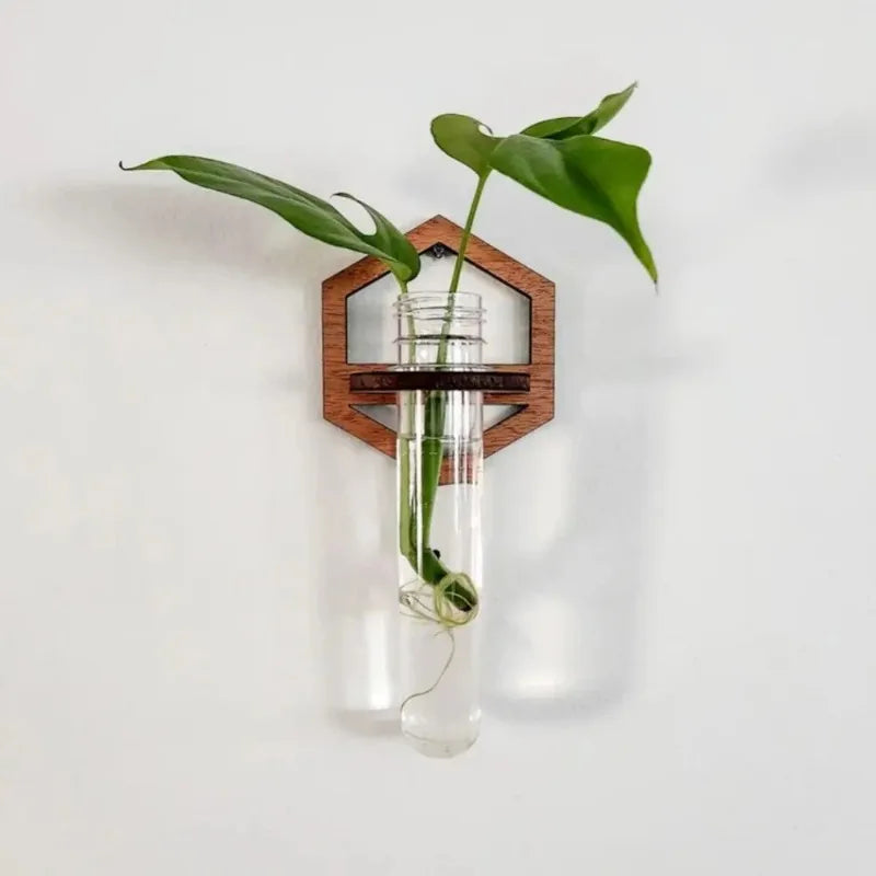 Wooden Wall Hanging Shelve Plant Flower Arrangement Plant Hangers