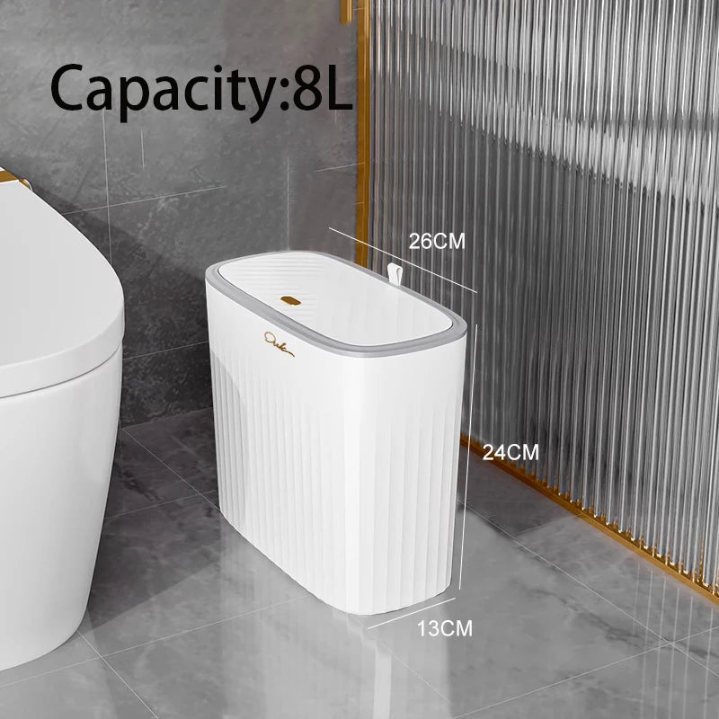Kitchen Wall-mounted Trash Can, Household Kitchen Waste Storage Bin, Toilet Hanging Toilet Paper Storage Bucket