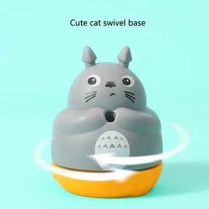 Chinchilla cat funny cat stick steel wire long pole feather cute cat toy kitten fishing rotating self-pleasure relief pet toy