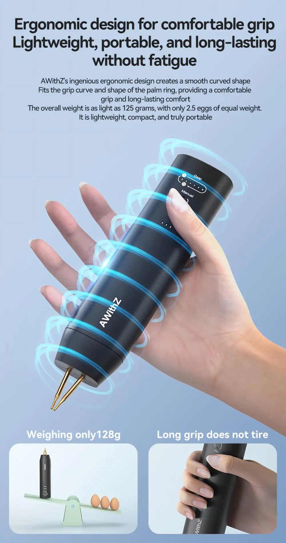 AWithZ Portable Spot Welder DIY Handheld Spot Welding Machine 90 Gears Adjustable Spot Welding for 18650 Lithium Battery