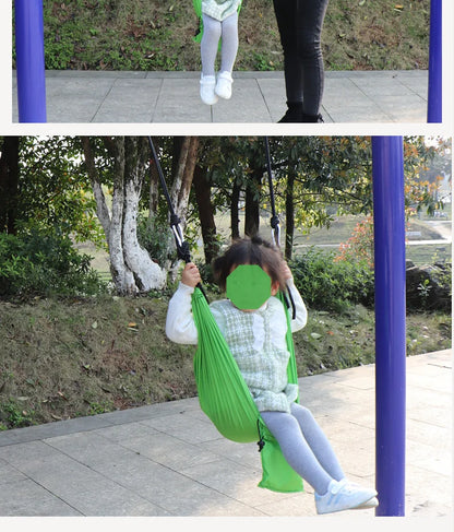 Kids Pod Swing Seat Comfortable Garden Hammock Chair Durable Portable Decor for Indoor Outdoor Use Parent-child Toys