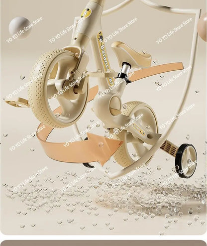 4-in-1 Kids Balance Tricycle