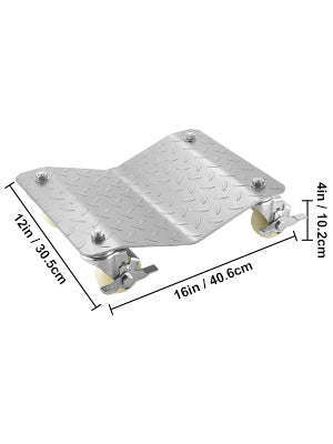 SucceBuy Vehicle Positioning Wheel Dollies 680Kg Per Dolly 2Pcs Car Wheel Dollies Car Skate Dolly Van Positioning Garage Jack