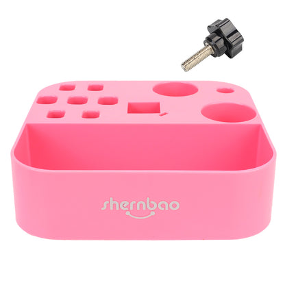 Dog Cat Supplies Groomer Tool On the bracket Table Scissors Dog Comb Boxes Pet Grooming Tools Plastic Storage Box