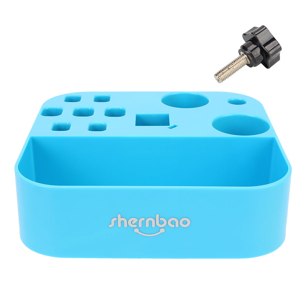 Dog Cat Supplies Groomer Tool On the bracket Table Scissors Dog Comb Boxes Pet Grooming Tools Plastic Storage Box